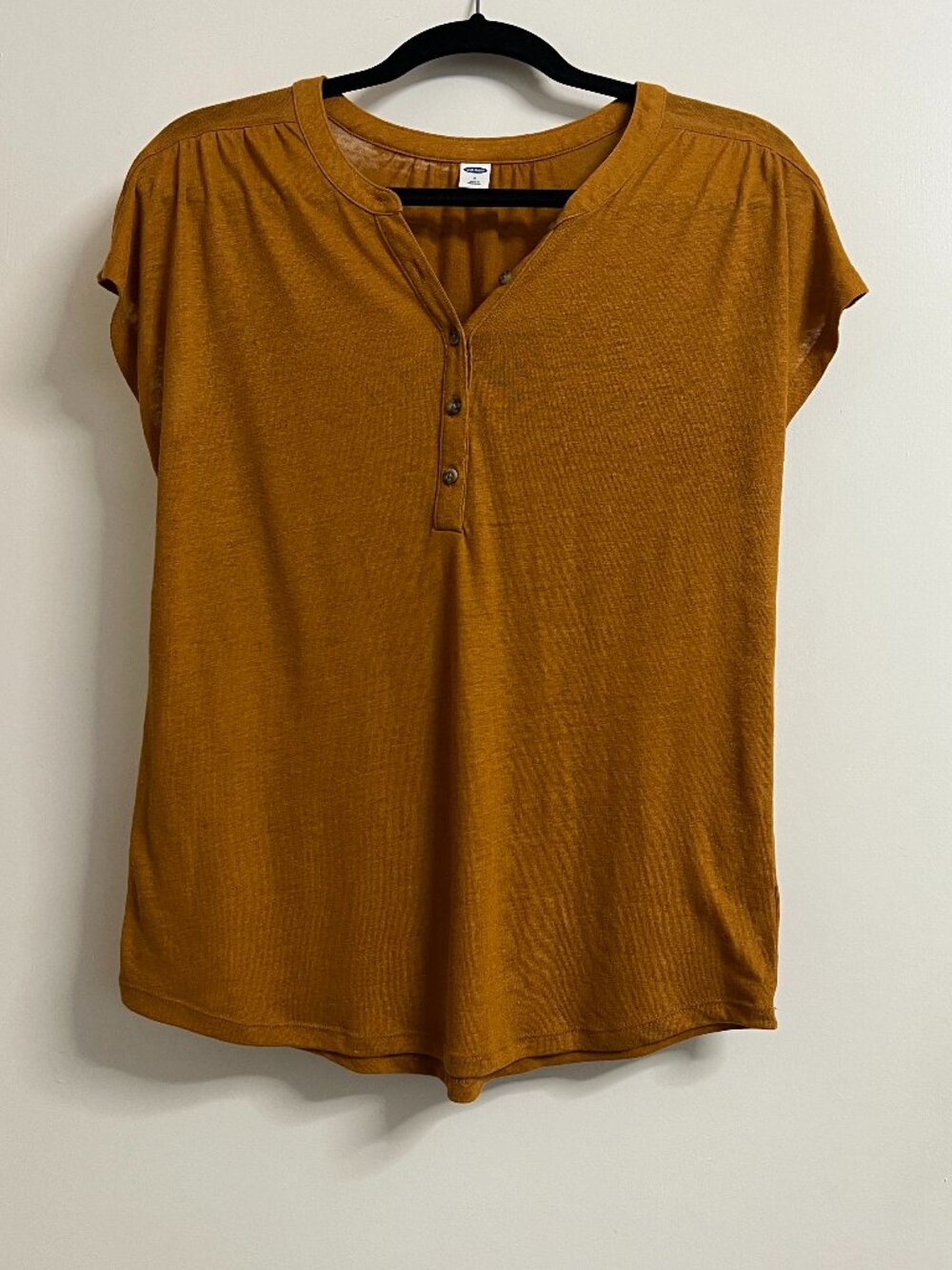 Mustard - Gold - Fall Tone Old Navy Top, Size Small / Medium